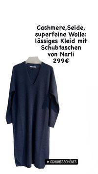 Cashmere,Seide,superfeine Wolle edles Strickkleid mit Schubtaschen von Narli 299 &euro; 2_1