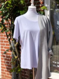 Narli Basic-Shirt Premiumbaumwolle wei&szlig;und grau 49,90&euro;