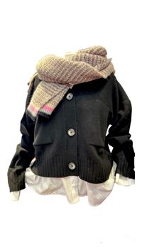 Kurzer kastiger Cardigan von Narli, Cashmere &amp; Virginwool 269 &euro;